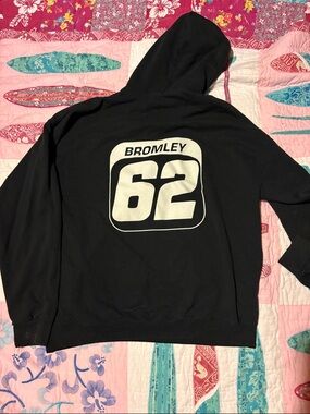 Bromley Co. Black Zip-Up Style Hooded Sweater